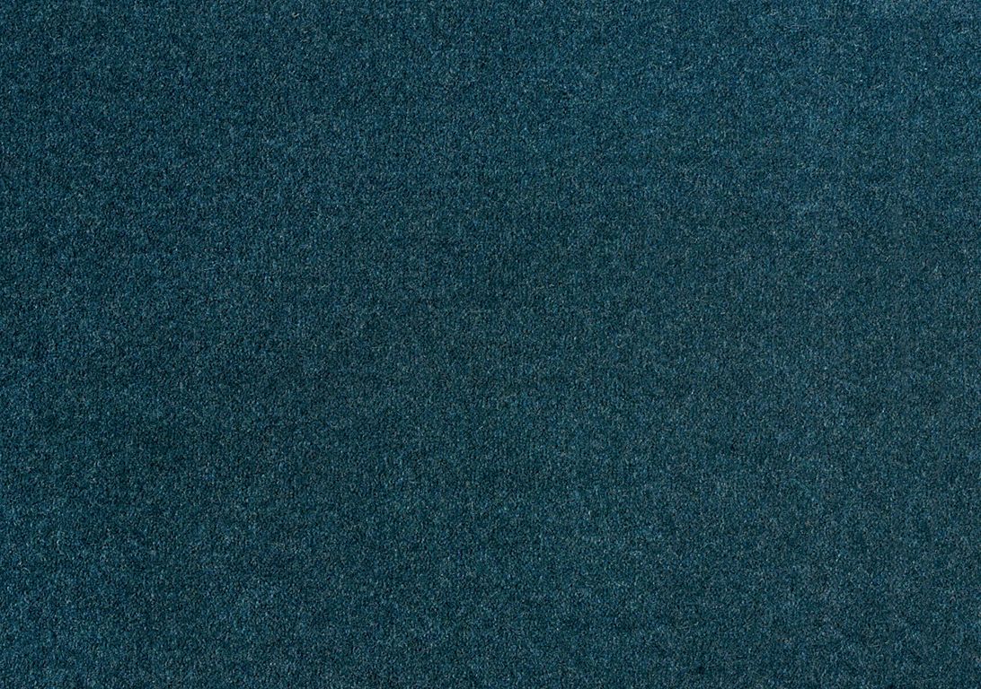 Moquette velours ANCY , col bleu canard, rouleau 4.00 m