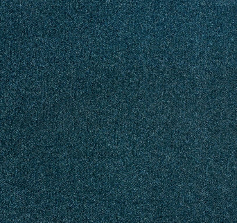 Moquette velours ANCY , col bleu canard, rouleau 4.00 m