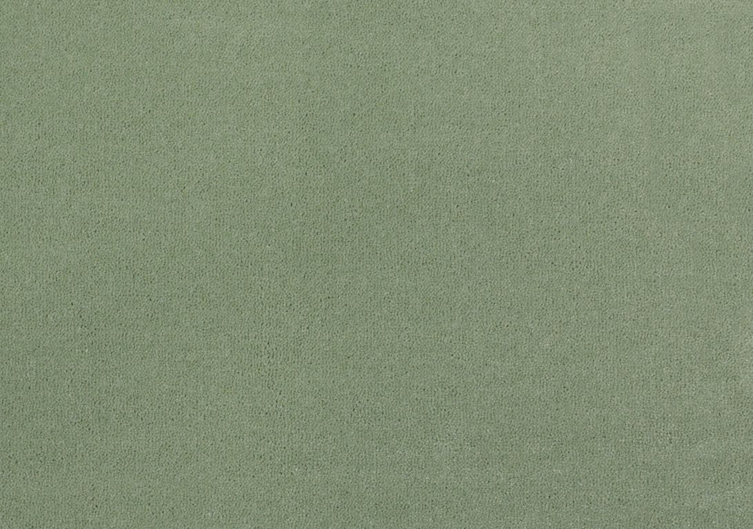 Moquette velours ANCY , col vert amande, rouleau 4.00 m