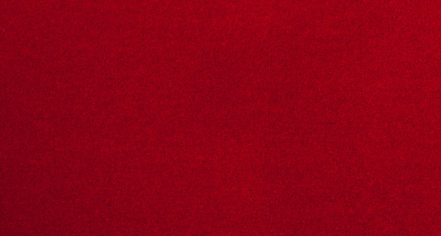 Moquette velours ANCY , col  rouge, rouleau 4.00 m