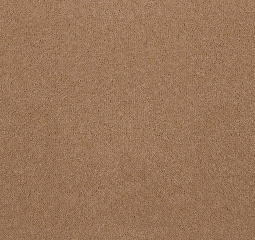 Moquette velours ANCY , col caramel, rouleau 4.00 m