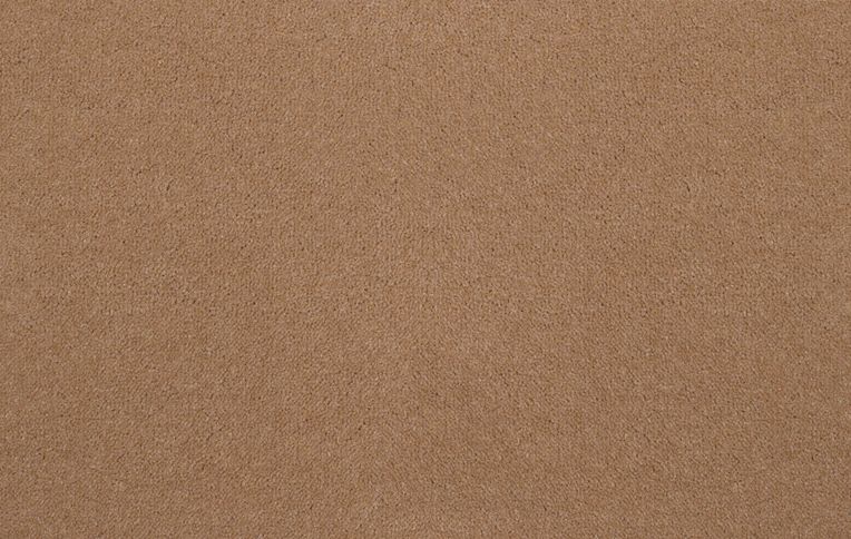Moquette velours ANCY , col caramel, rouleau 4.00 m