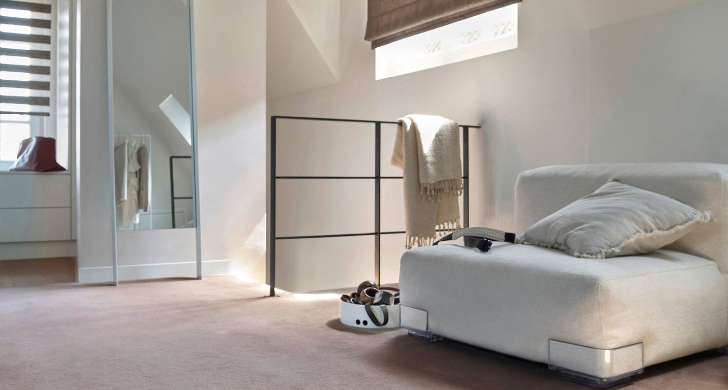 Moquette velours ANCY , col marron, rouleau 4.00 m