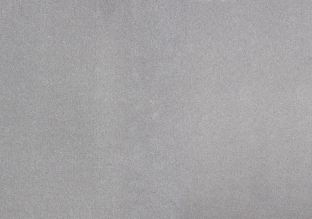 Moquette velours ANCY , col gris acier, rouleau 4.00 m