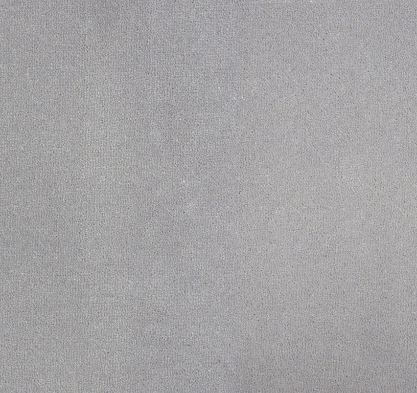 Moquette velours ANCY , col gris acier, rouleau 4.00 m
