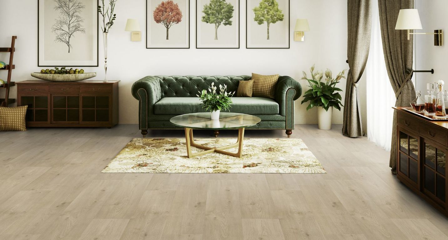 Sol vinyle rouleau BOOSTER 2M Gerflor, Bois naturel clair, rouleau 2.00 m