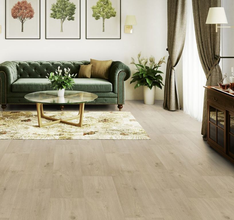 Sol vinyle rouleau BOOSTER 2M Gerflor, Bois naturel clair, rouleau 2.00 m