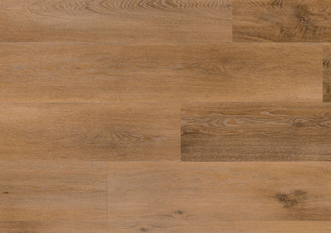 Sol vinyle RIGID CLICK 55 PREMIUM LAME , Bois chêne doré, lame 22.00 x 151.00 cm