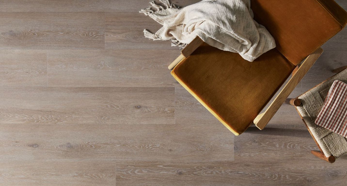 Sol vinyle RIGID CLICK 55 PREMIUM LAME , Bois chêne naturel clair, lame 22.00 x 151.00 cm