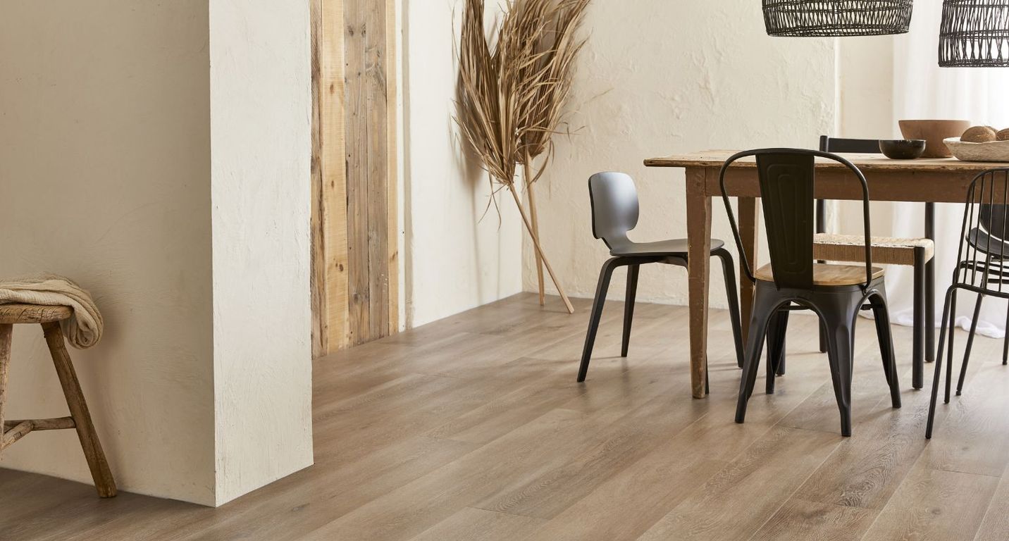 Sol vinyle RIGID CLICK 55 PREMIUM LAME , Bois chêne naturel, lame 22.00 x 151.00 cm