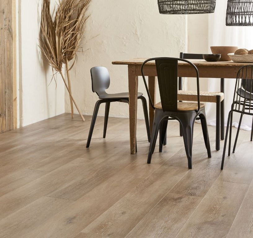 Sol vinyle RIGID CLICK 55 PREMIUM LAME , Bois chêne naturel, lame 22.00 x 151.00 cm