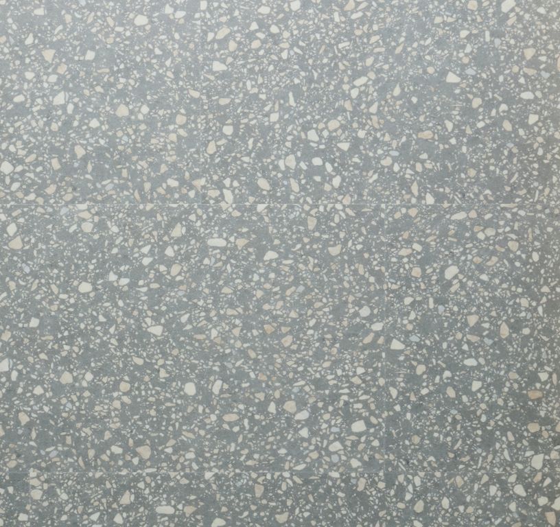 Sol vinyle RIGID CLICK 55 PREMIUM DALLE , Béton terrazzo gris, dalle 44.80 x 90.60 cm