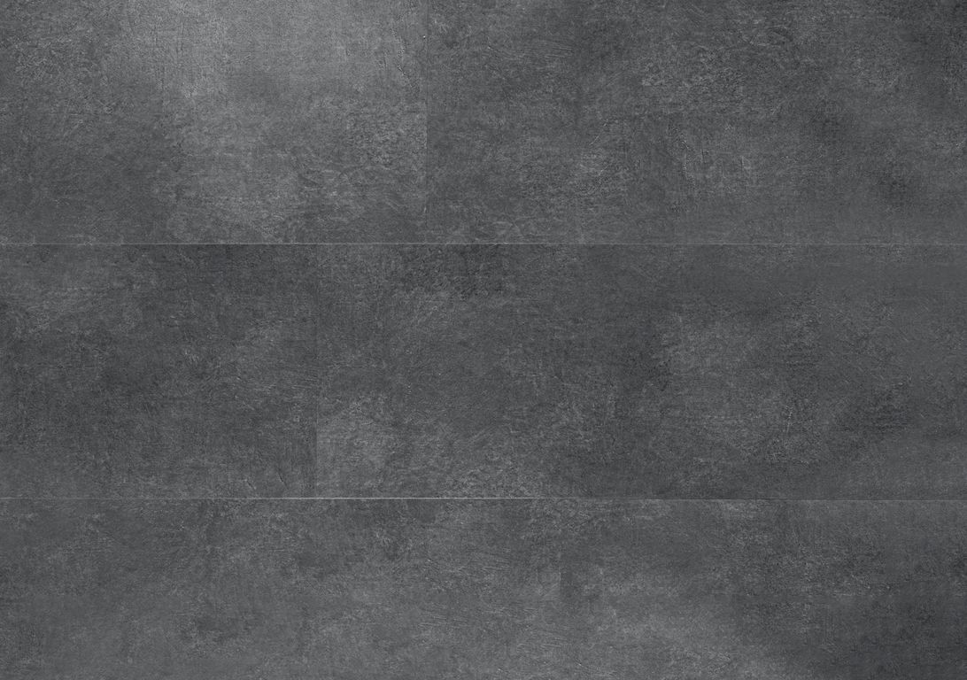Sol vinyle RIGID CLICK 55 PREMIUM DALLE , Béton gris foncé, dalle 44.80 x 90.60 cm
