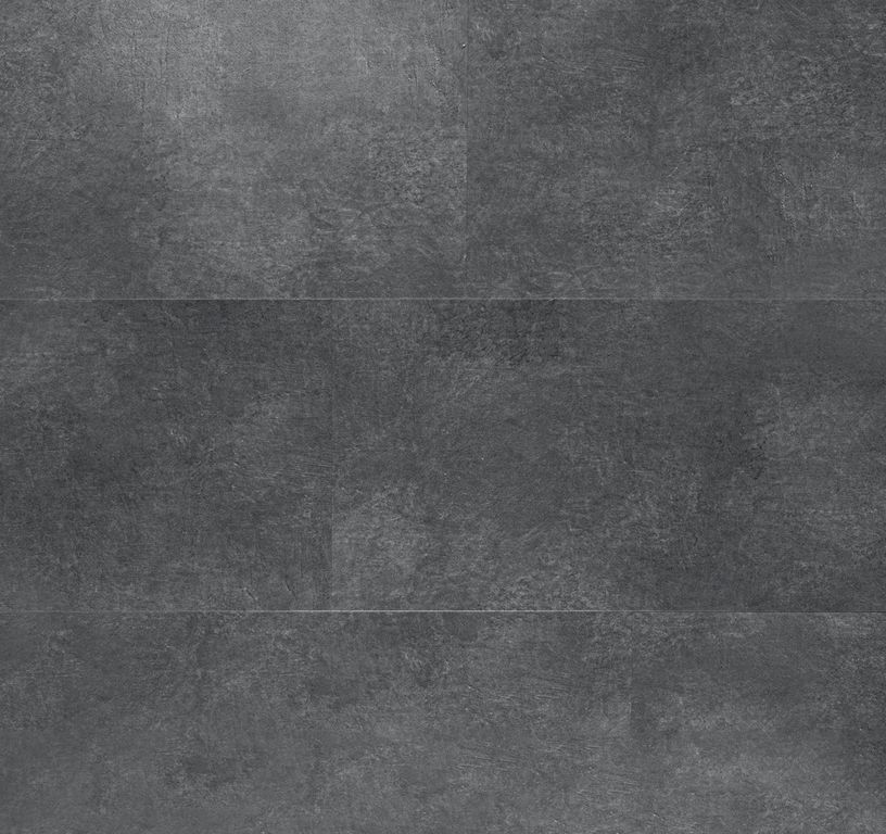 Sol vinyle RIGID CLICK 55 PREMIUM DALLE , Béton gris foncé, dalle 44.80 x 90.60 cm