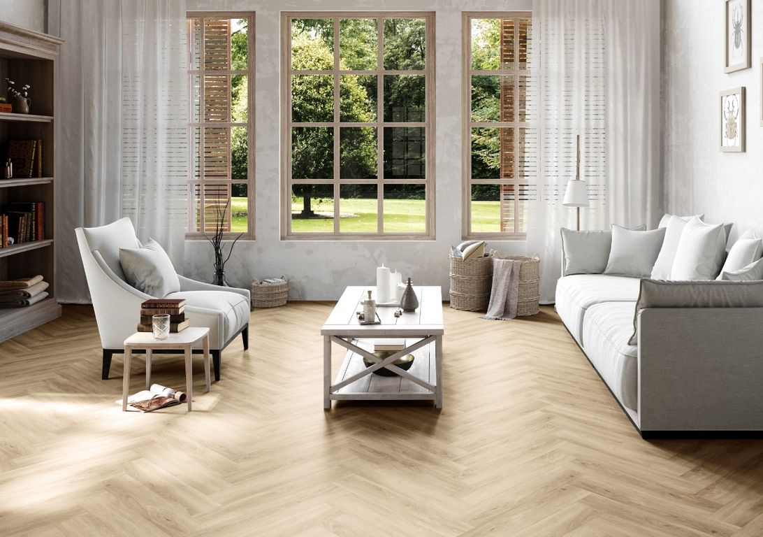 Sol vinyle MAXIMUS LAME MEDIUM , Bois naturel clair, lame 15.00 x 74.90 cm