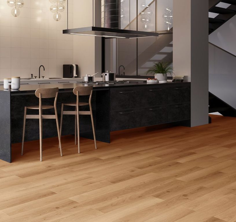 Sol vinyle MAXIMUS LAME MEDIUM , Bois naturel, lame 15.00 x 74.90 cm