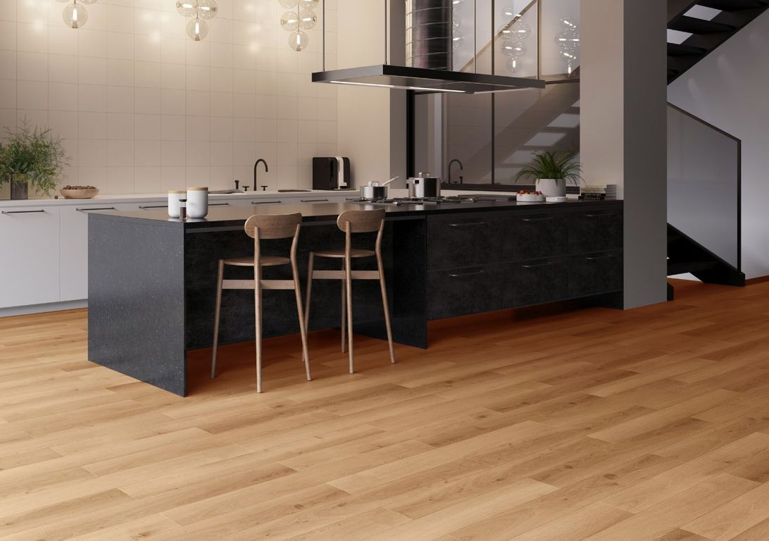 Sol vinyle MAXIMUS LAME STANDARD , Bois naturel, lame 17.80 x 121.90 cm