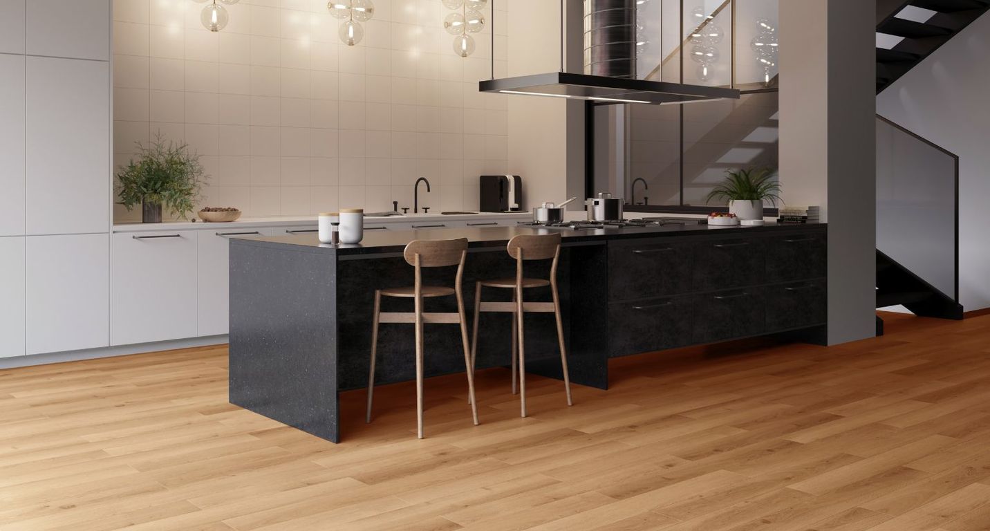 Sol vinyle MAXIMUS LAME STANDARD , Bois naturel, lame 17.80 x 121.90 cm