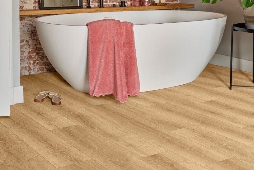 Sol vinyle rouleau HAPPYTEX , Bois Cherbourg OAK, rouleau 4.00 m