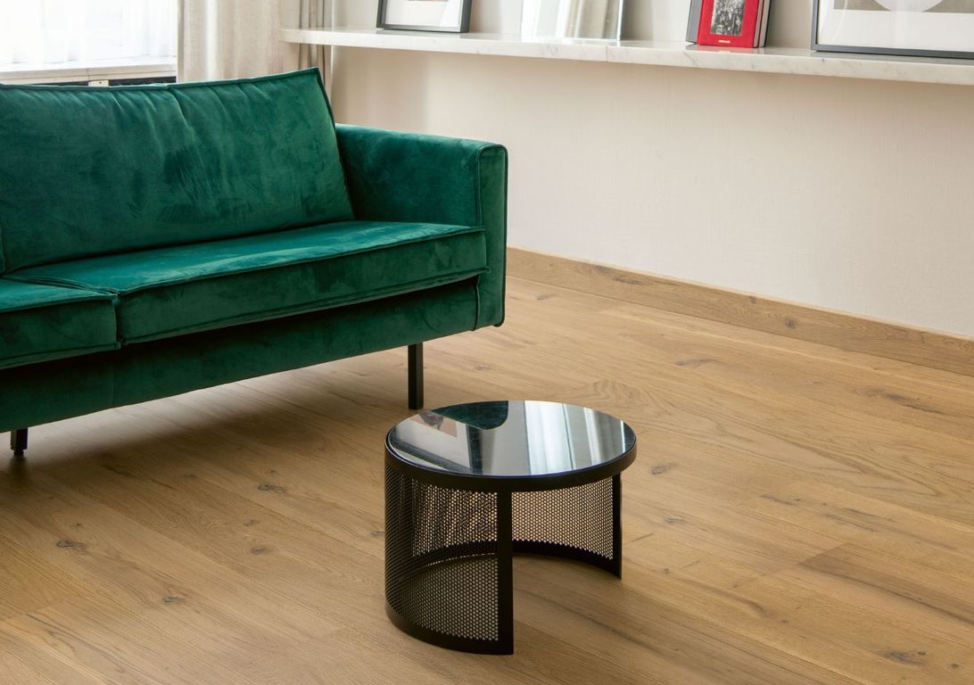 Parquet contrecollé CASCADA NEW 190 Chêne authentique, chêne naturel, verni, larg. 19.00 cm