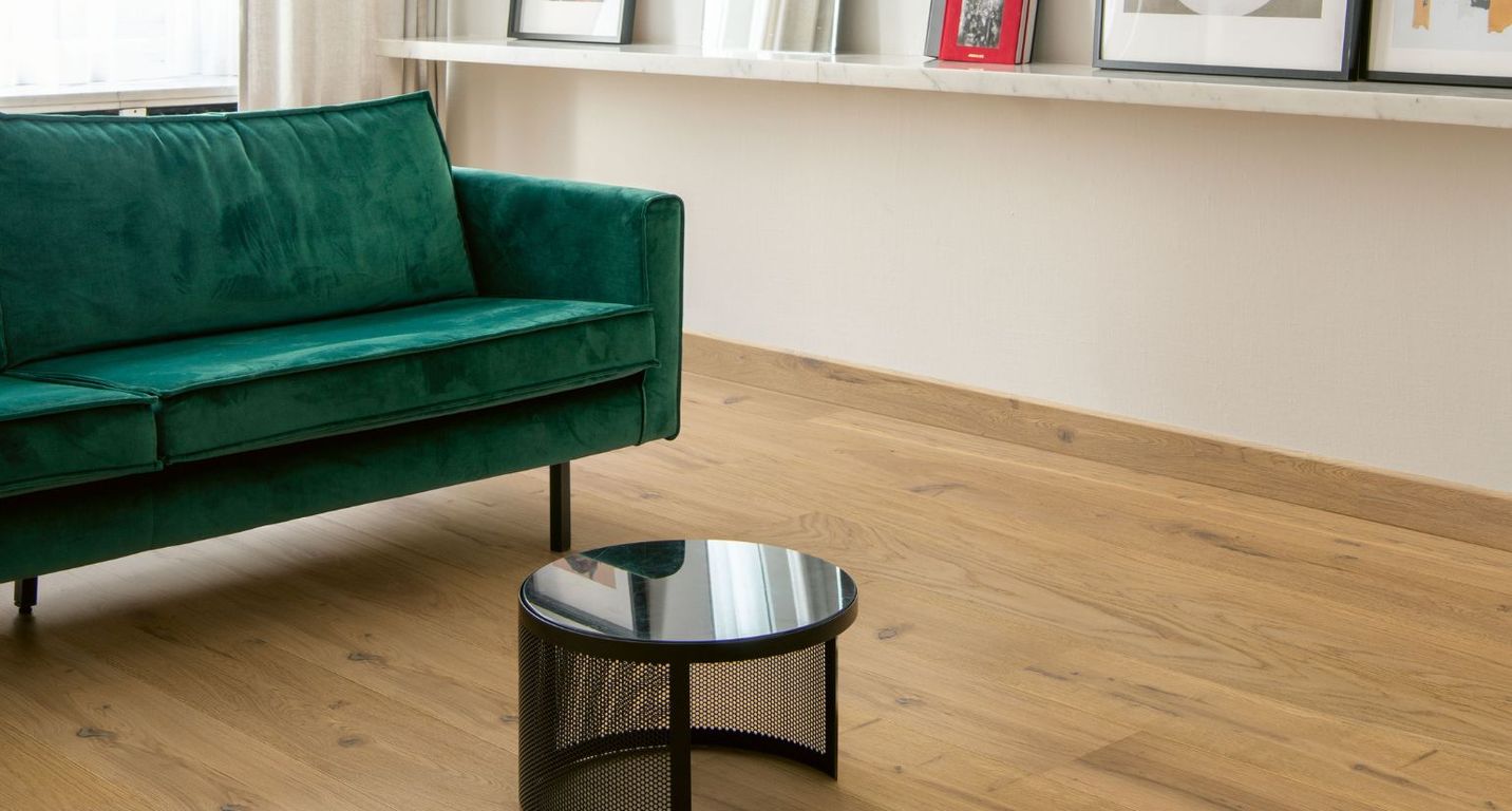 Parquet contrecollé CASCADA NEW 190 Chêne authentique, chêne naturel, verni, larg. 19.00 cm