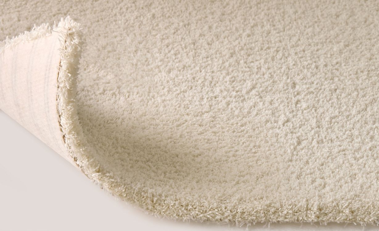 Moquette velours SILKY, col Blanc, rouleau 4.00 m