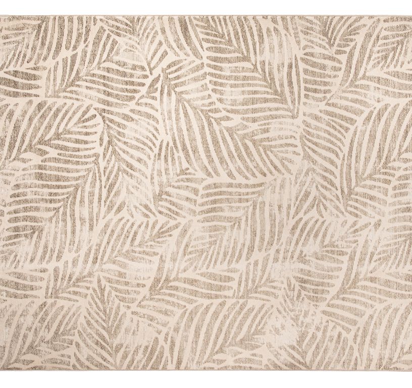Tapis VICTORIA. Esprit, végétal  gris beige