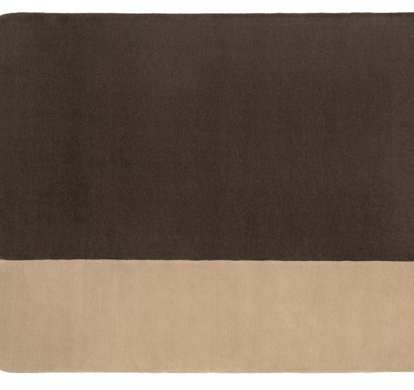 Tapis MATTIA , géométrique  noir taupe