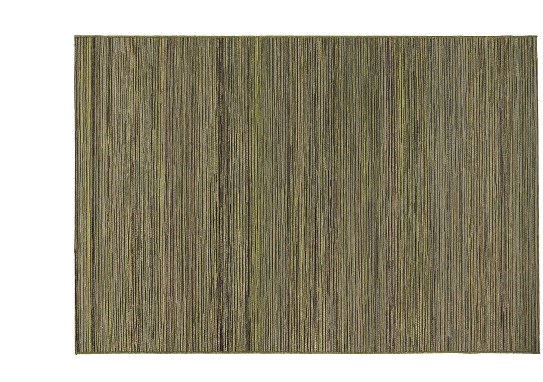 Tapis MALONE , faux-uni  vert