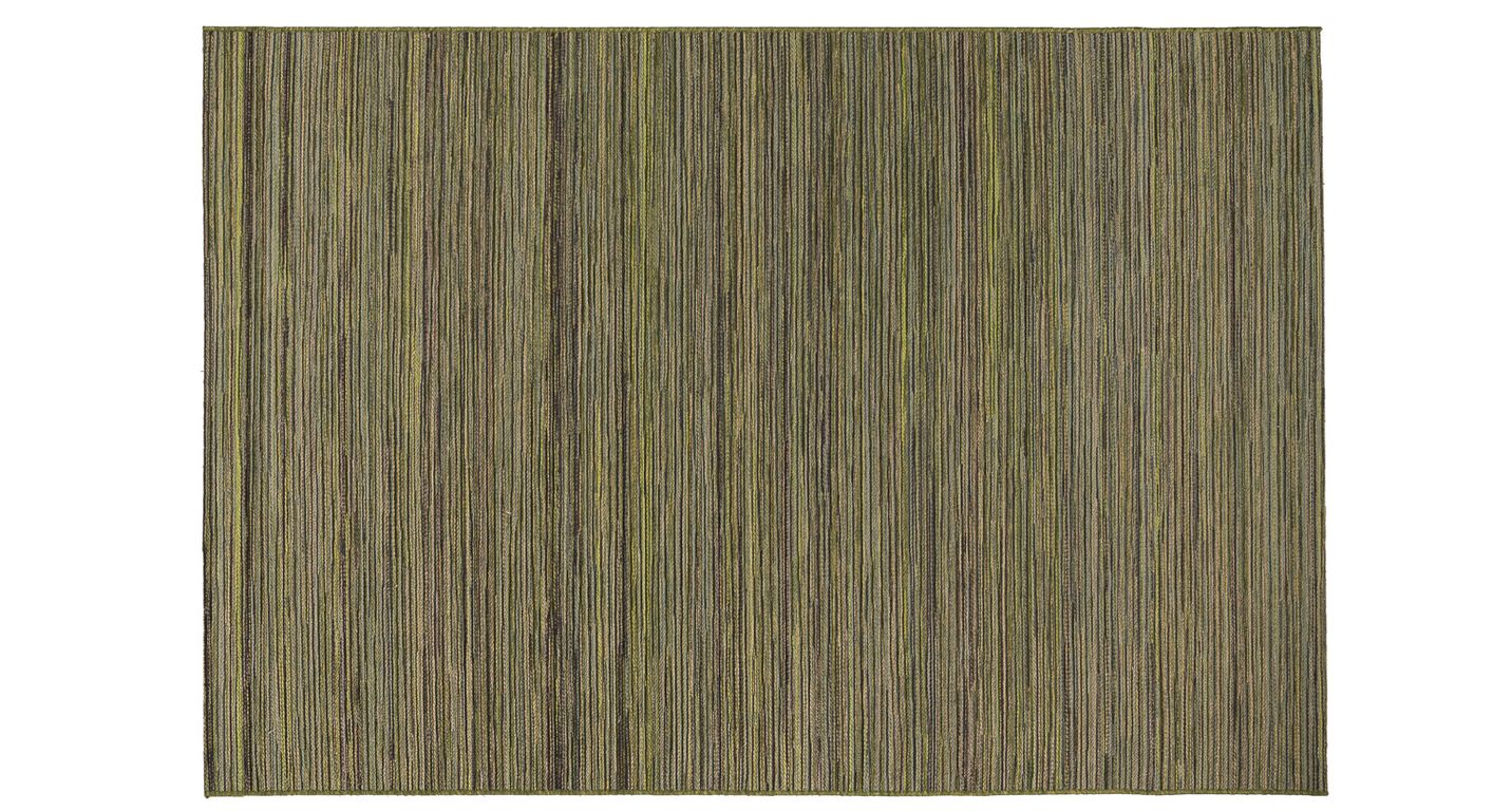 Tapis MALONE , faux-uni  vert