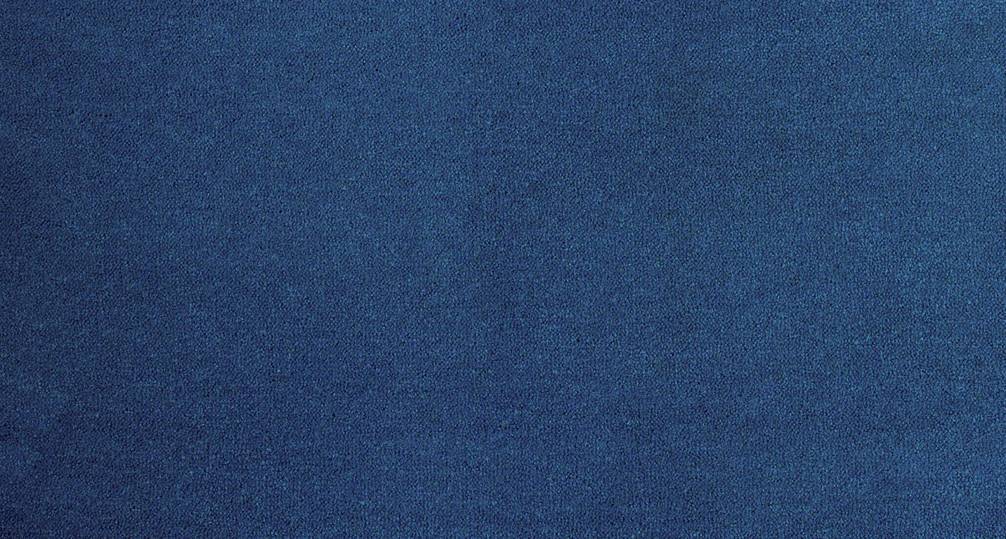 Moquette velours DELTA , col bleu, rouleau 4.00 m