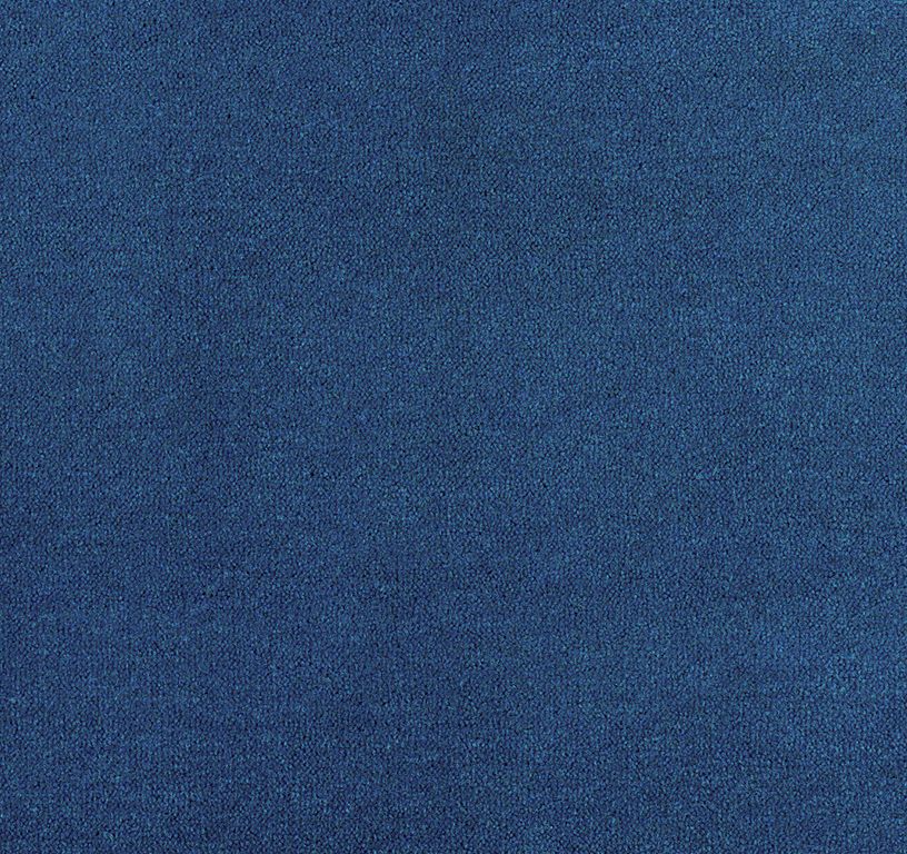 Moquette velours DELTA , col bleu, rouleau 4.00 m