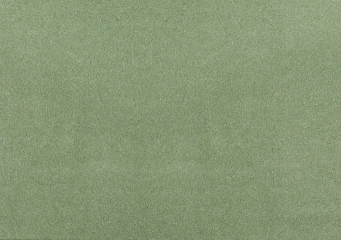 Moquette velours DELTA , col vert amande, rouleau 4.00 m