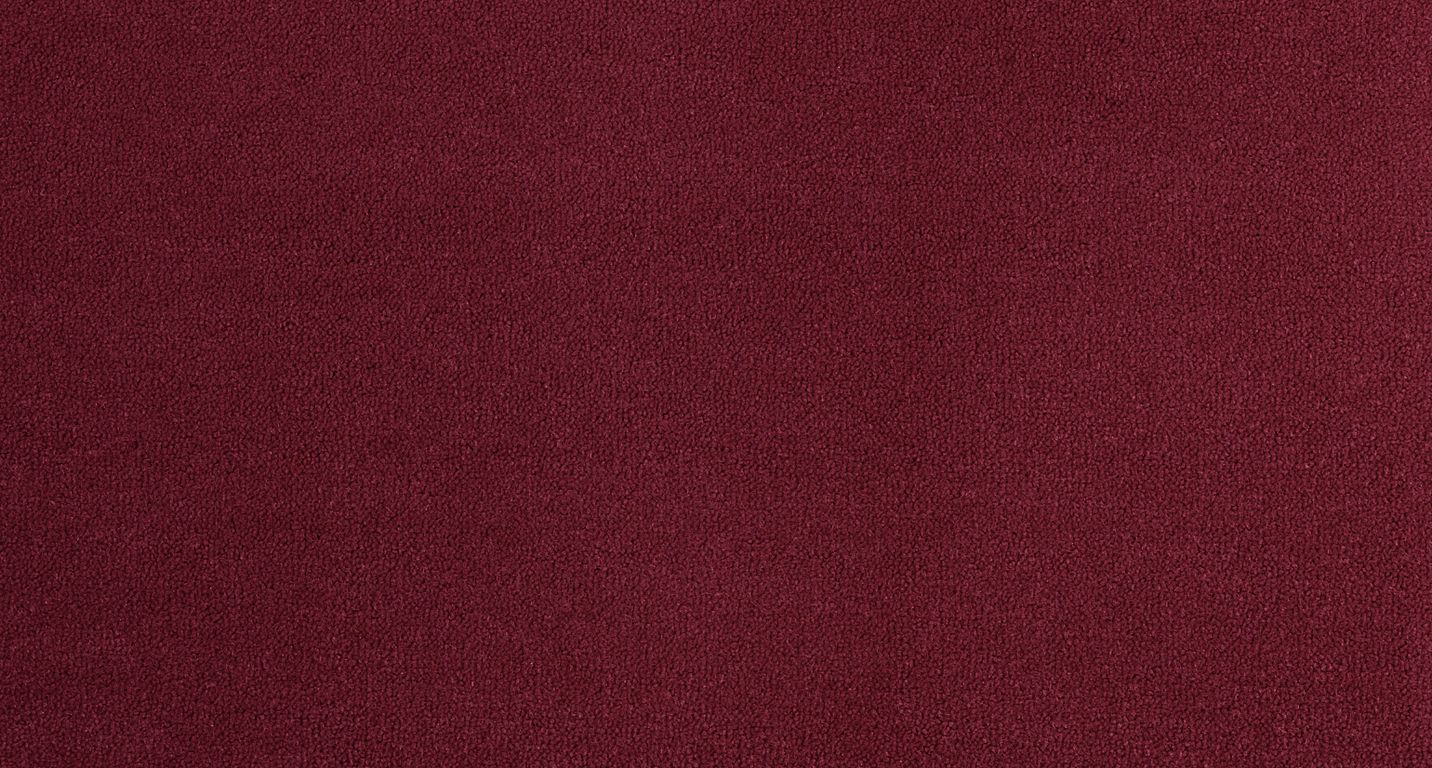 Moquette velours DELTA , col lie de vin, rouleau 4.00 m