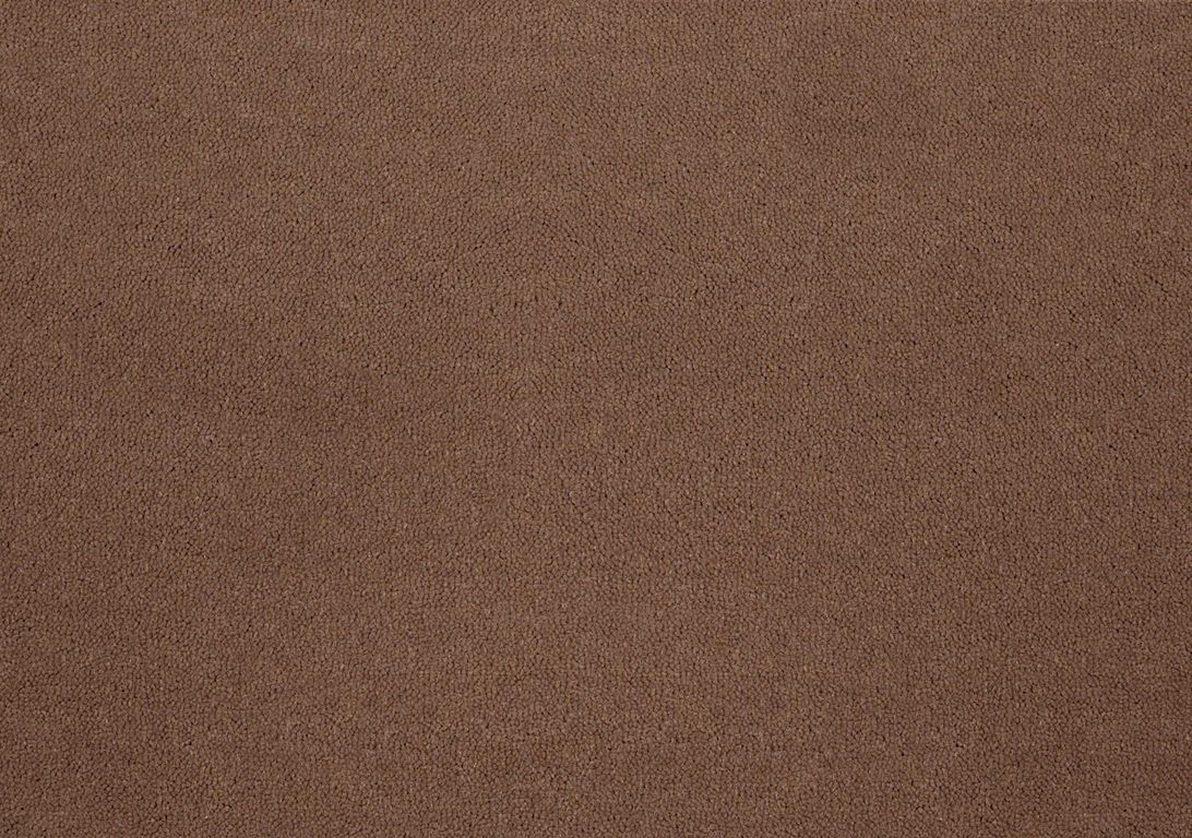 Moquette velours DELTA , col marron, rouleau 4.00 m