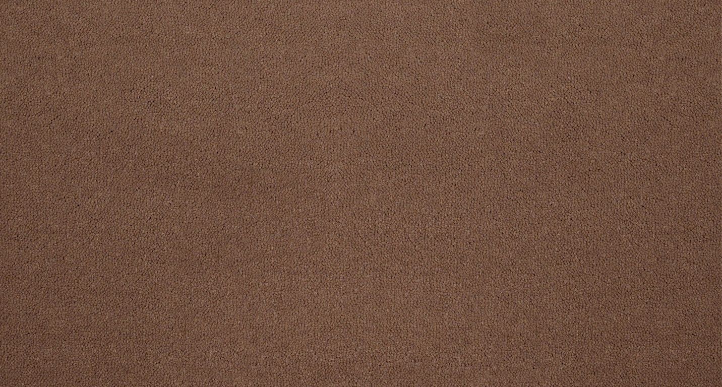 Moquette velours DELTA , col marron, rouleau 4.00 m