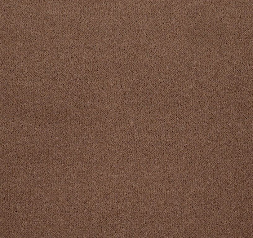Moquette velours DELTA , col marron, rouleau 4.00 m