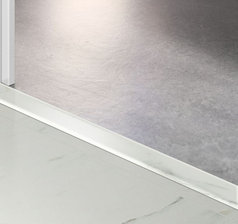 Profilé multi fonction INCIZO VINYLE Quick Step, PVC, décor blanc, l.4.50 x L. 200.00 cm