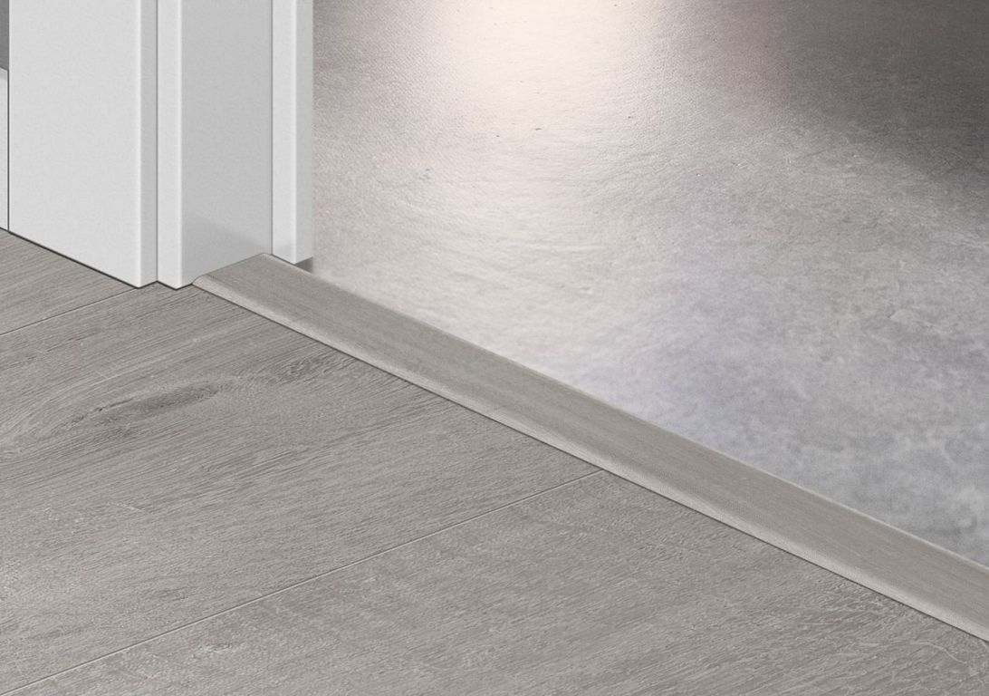 Profilé multi fonction INCIZO VINYLE Quick Step, PVC, décor gris clair, l.4.50 x L. 200.00 cm