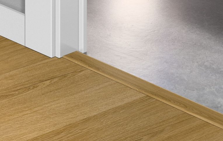 Profilé multi fonction INCIZO VINYLE Quick Step, PVC, décor marron clair, l.4.50 x L. 200.00 cm