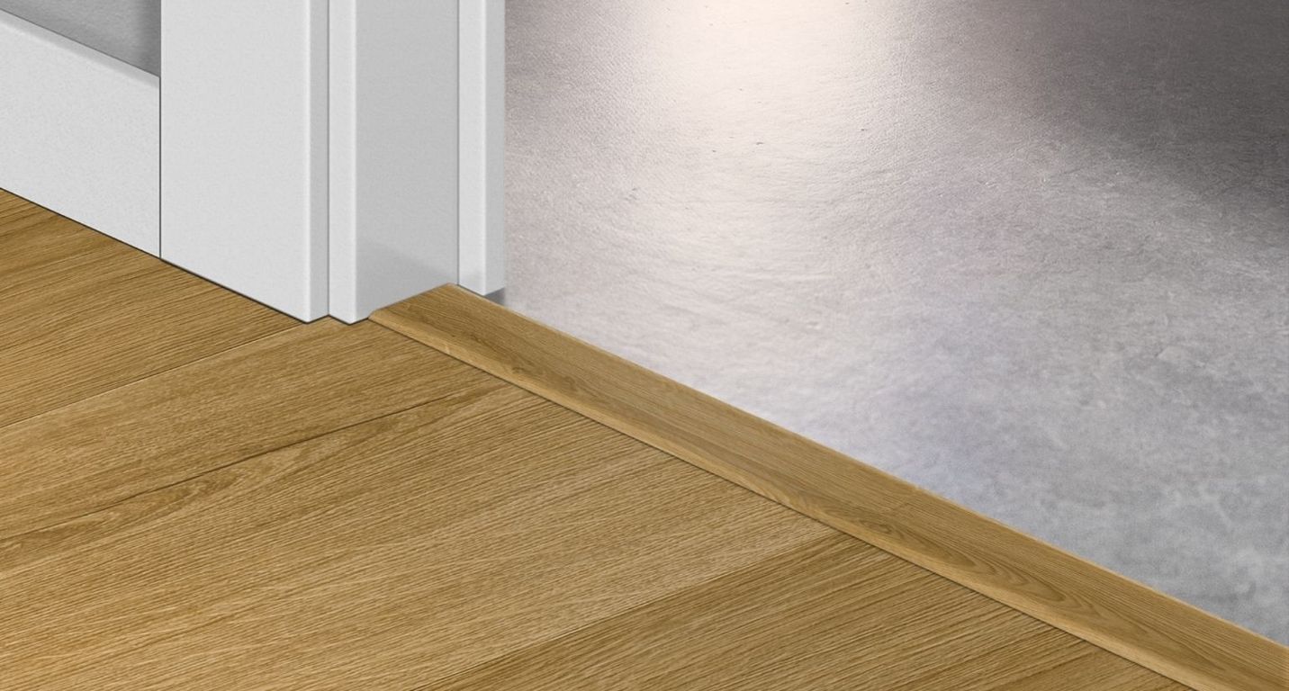 Profilé multi fonction INCIZO VINYLE Quick Step, PVC, décor marron clair, l.4.50 x L. 200.00 cm