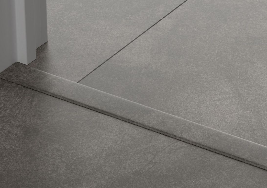 Profilé multi fonction INCIZO VINYLE Quick Step, PVC, décor gris, l.4.50 x L. 200.00 cm