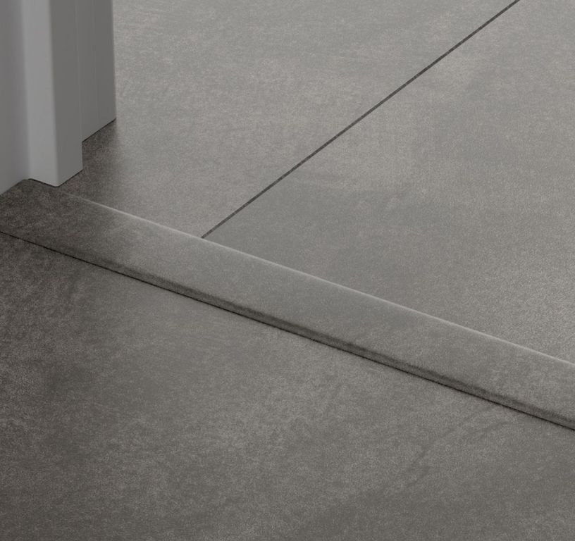 Profilé multi fonction INCIZO VINYLE Quick Step, PVC, décor gris, l.4.50 x L. 200.00 cm