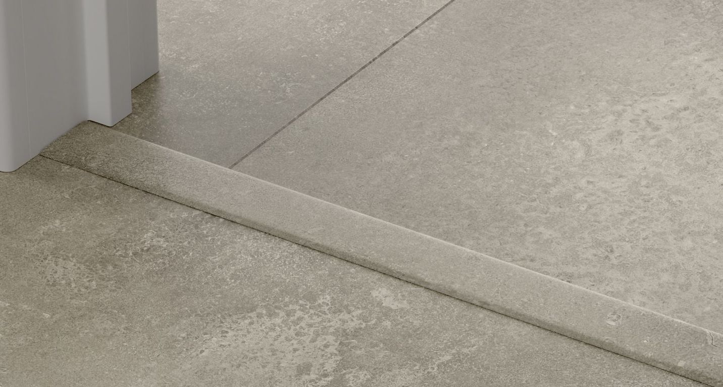 Profilé multi fonction INCIZO VINYLE Quick Step, PVC, décor gris, l.4.50 x L. 200.00 cm