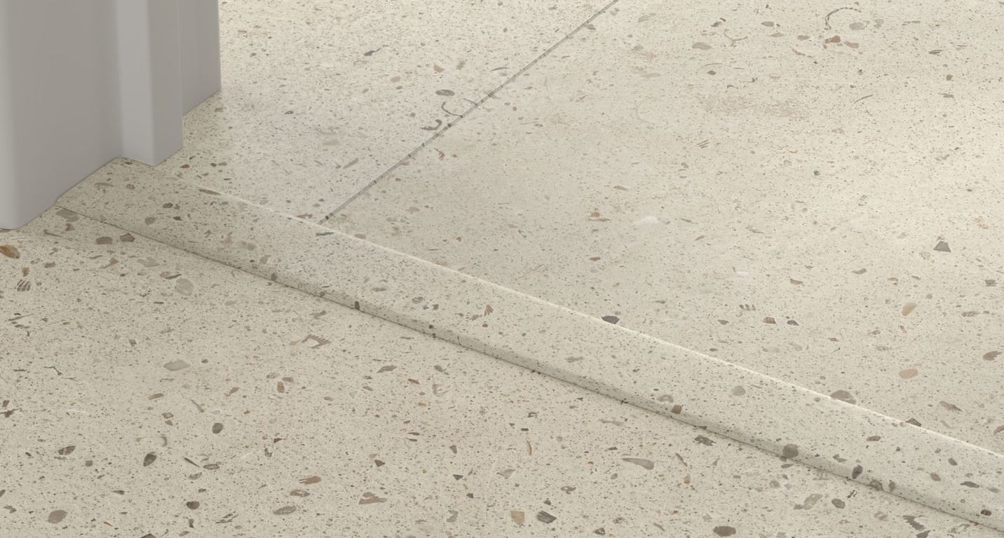 Profilé multi fonction INCIZO VINYLE Quick Step, PVC, décor gris, l.4.50 x L. 200.00 cm