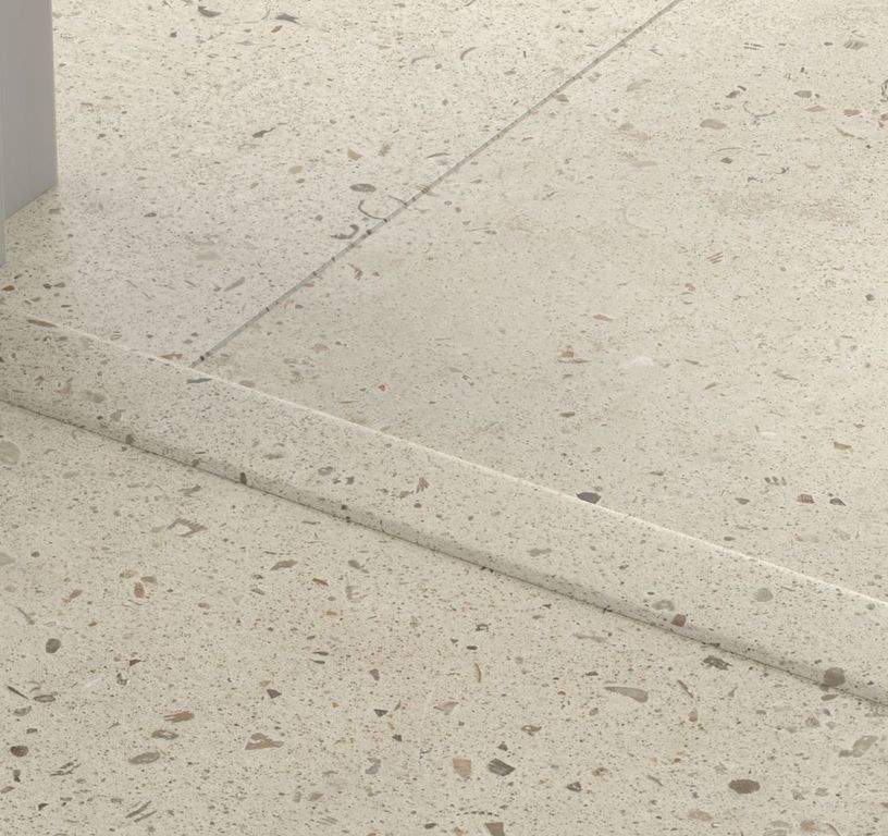 Profilé multi fonction INCIZO VINYLE Quick Step, PVC, décor gris, l.4.50 x L. 200.00 cm