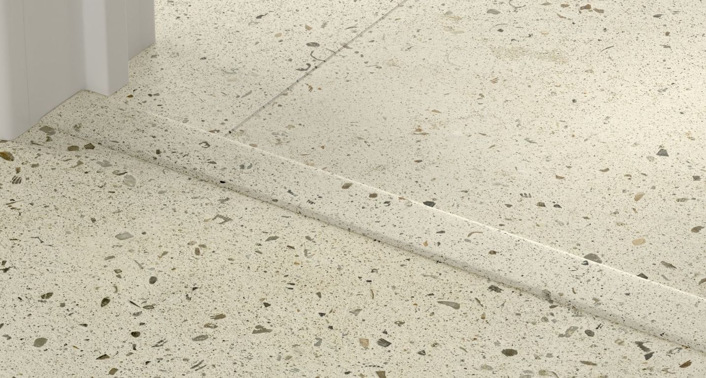 Profilé multi fonction INCIZO VINYLE Quick Step, PVC, décor gris, l.4.50 x L. 200.00 cm