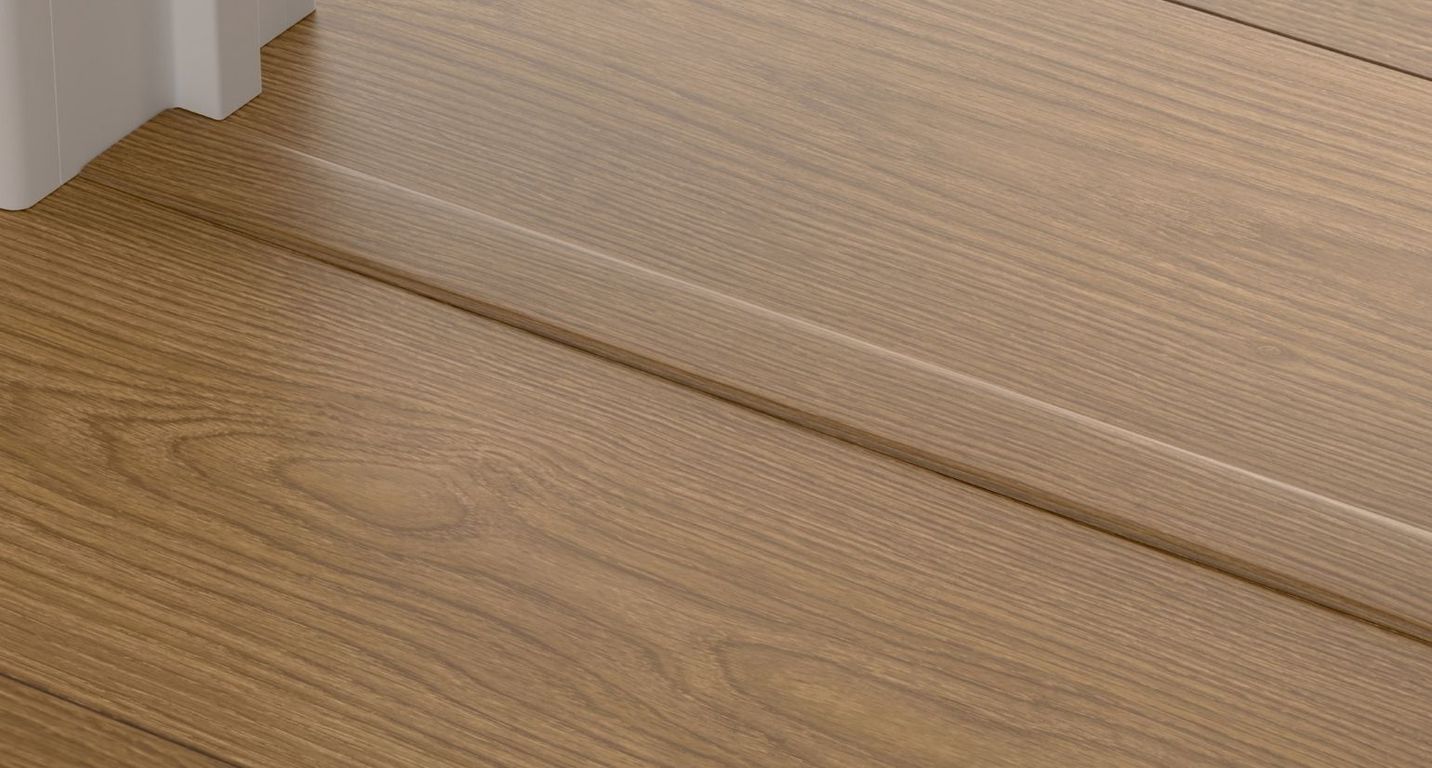 Profilé multi fonction INCIZO VINYLE Quick Step, PVC, décor marron foncé, l.4.50 x L. 200.00 cm