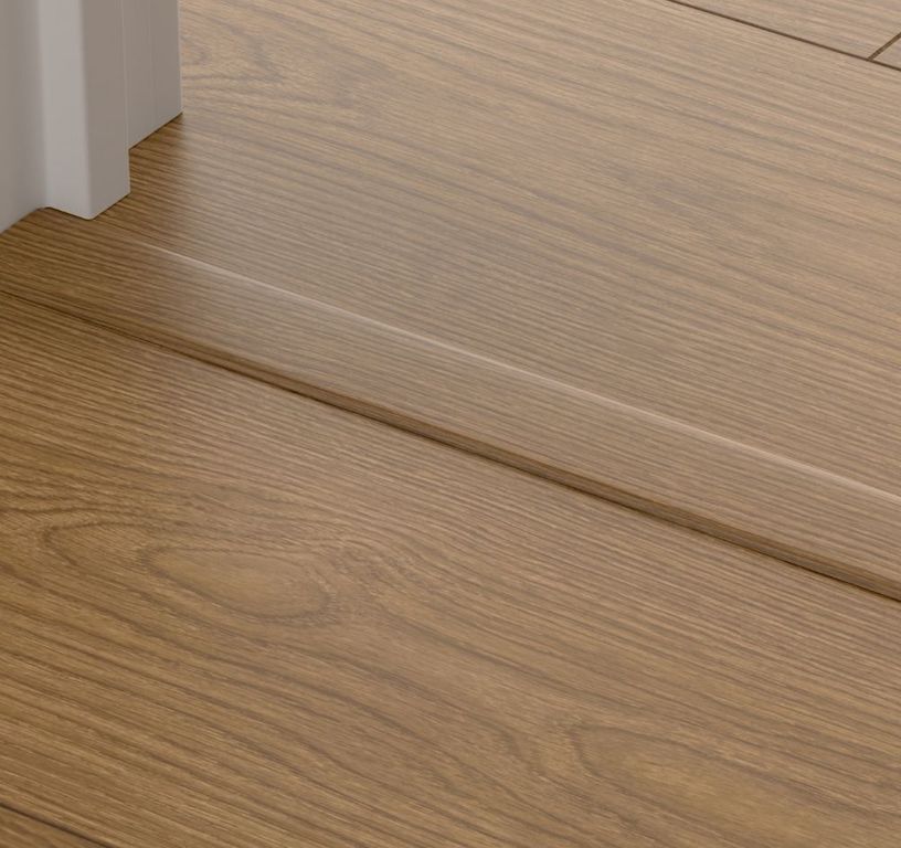 Profilé multi fonction INCIZO VINYLE Quick Step, PVC, décor marron foncé, l.4.50 x L. 200.00 cm