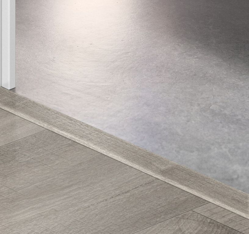 Profilé multi fonction INCIZO VINYLE Quick Step, PVC, décor gris moyen, l.4.50 x L. 200.00 cm